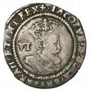James I Silver Sixpence