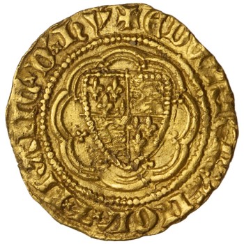 Edward III Gold Quarter Noble Pre-Treaty Gf
