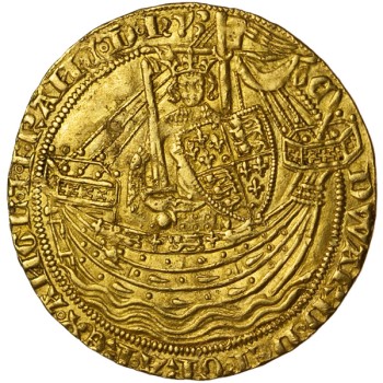 Edward III Gold Noble - Pre-treaty C