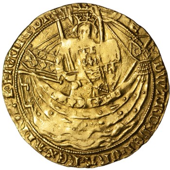 Edward III Gold Noble Pre-Treaty Gf