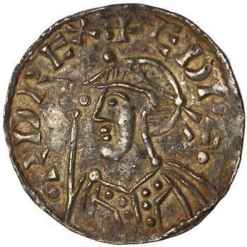 Edward The Confessor 'Expanding Cross﻿' Silver Penny - Lincoln