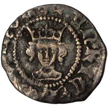 Henry VI Silver Halfpenny Pinecone-mascle