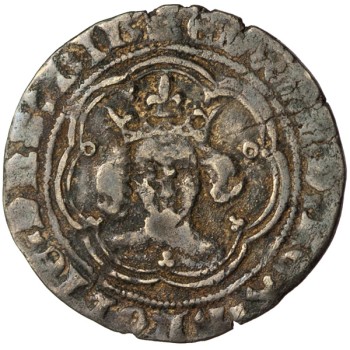 Edward III Silver Halfgroat Transitional Treaty