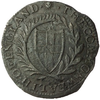 Commonwealth 1653 Silver Halfcrown