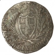 Commonwealth 1654 Silver Sixpence