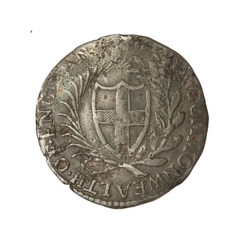 Commonwealth 1654 Silver Sixpence