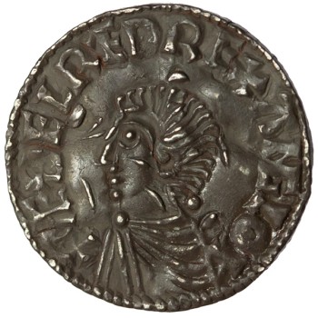 Aethelred II 'Longcross' Silver Penny Bath