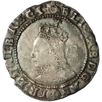 Elizabeth I Silver Sixpence 1590