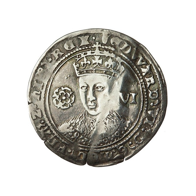 Edward VI Silver Sixpence