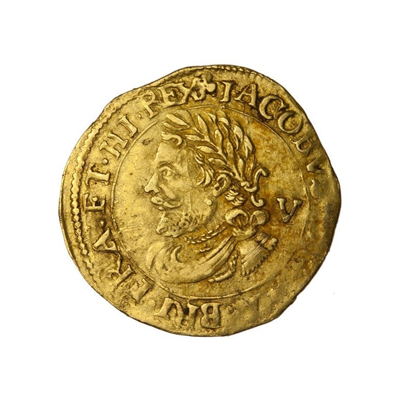 James I Gold Quarter Laurel