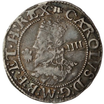 Charles I Silver Groat - Aberystwyth