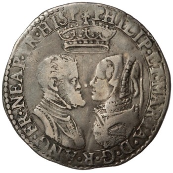 Philip and Mary Silver Shilling - Undated