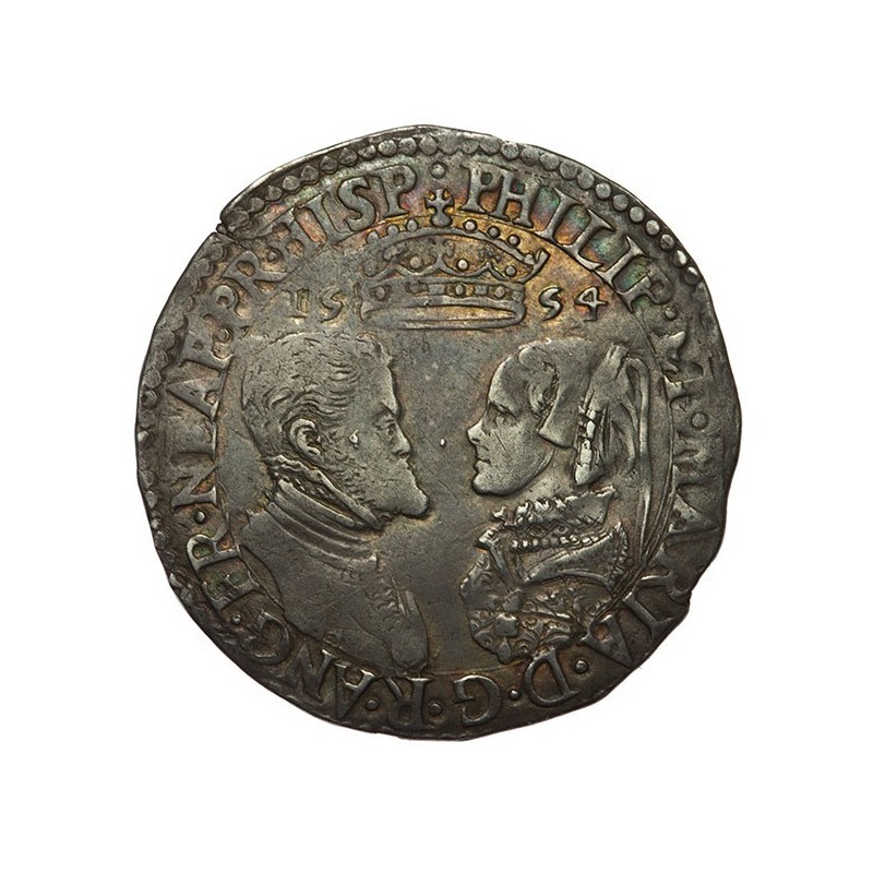 Philip and Mary Silver Shilling