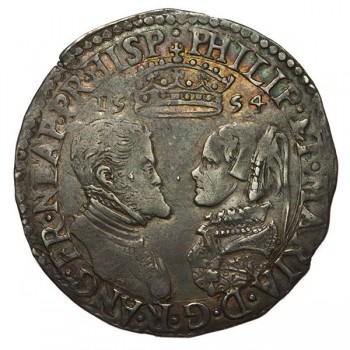 Philip and Mary Silver Shilling