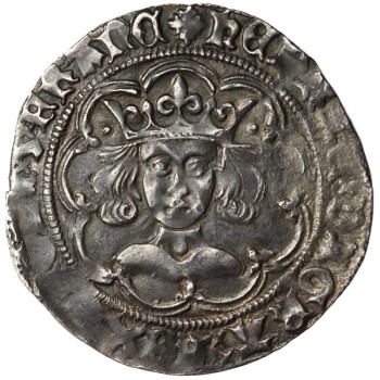 Henry VI Silver Groat Leaf-pellet C