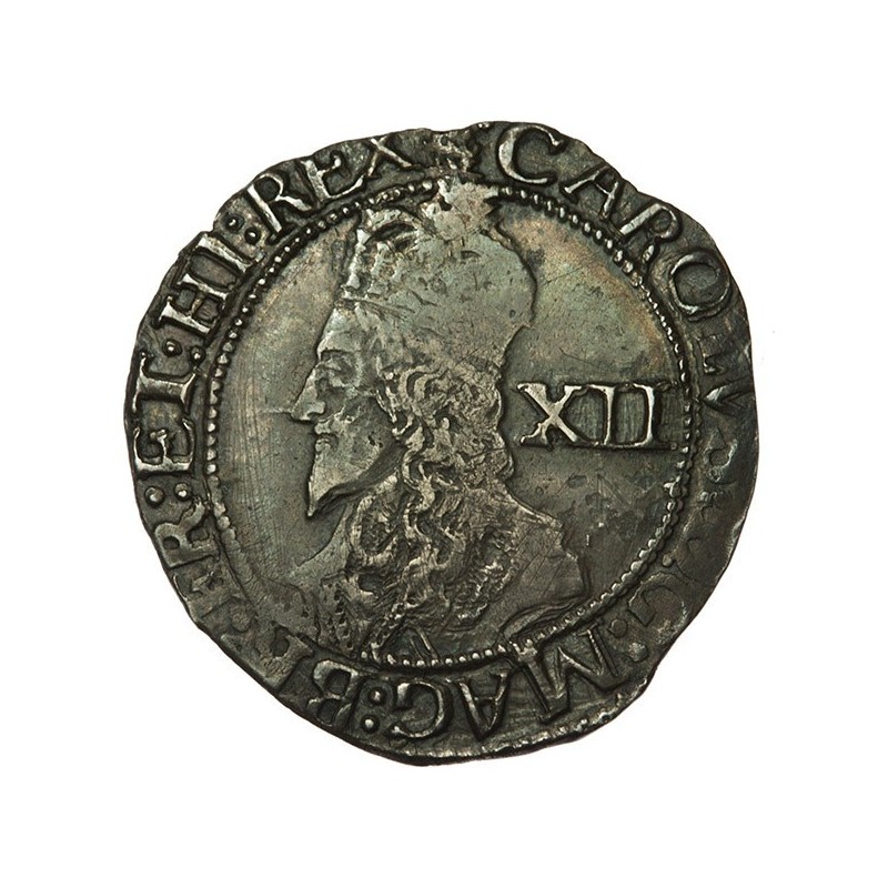 Charles I Oxford Silver Shilling