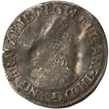 Elizabeth I Silver Groat - Large Shield