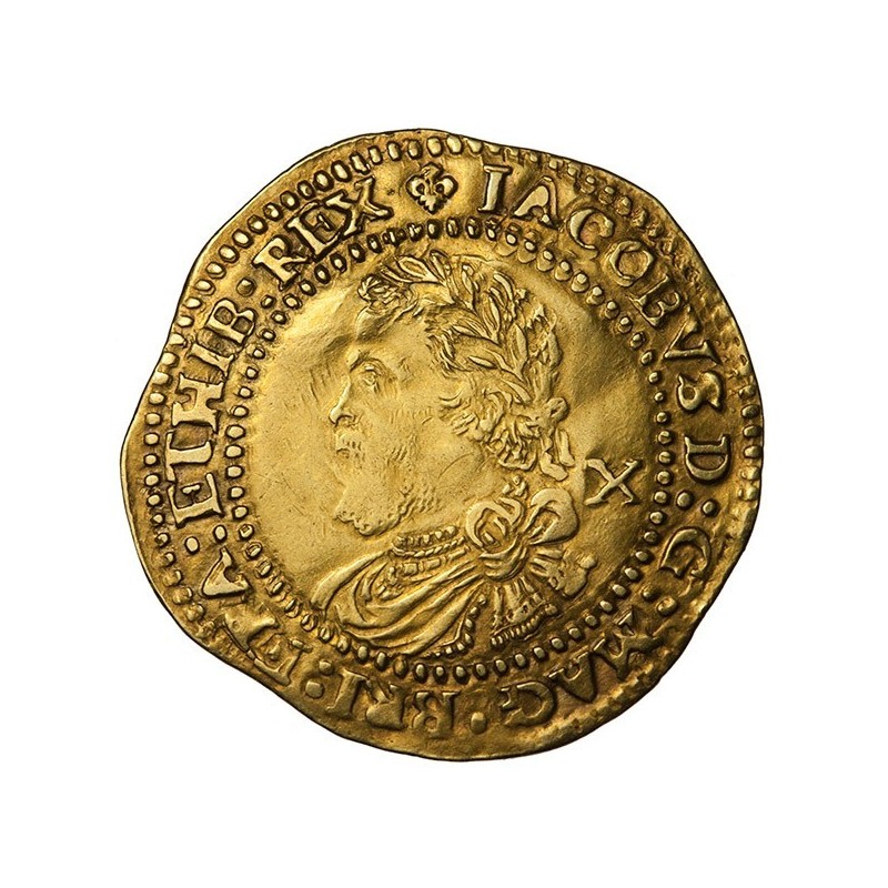 James I Gold Half Laurel