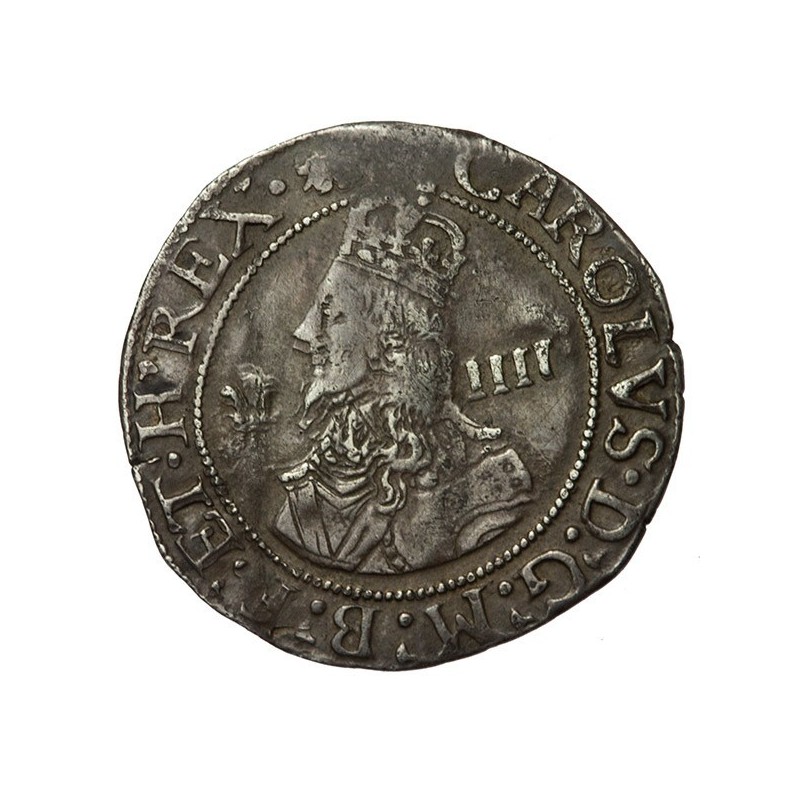 Charles I Silver Aberystwyth Groat 