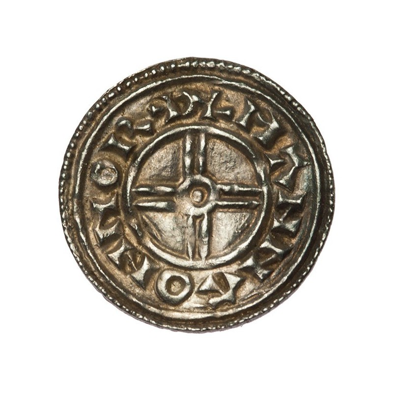 Cnut Coin Rounded Cross Cnut 'Short Cross' Silver Penny B0145