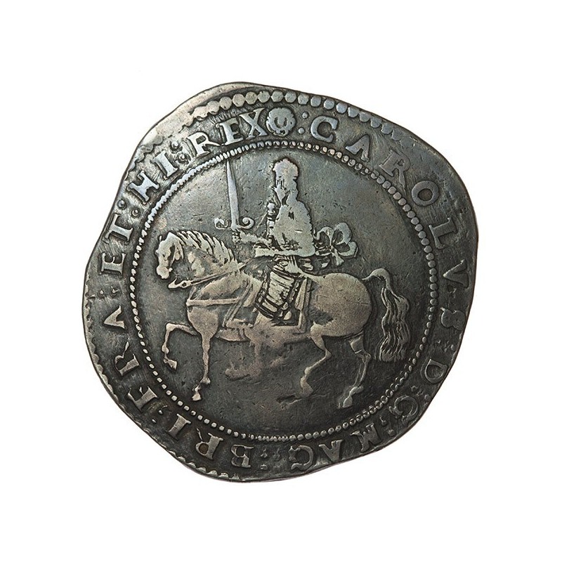 Charles I Exeter Silver Crown