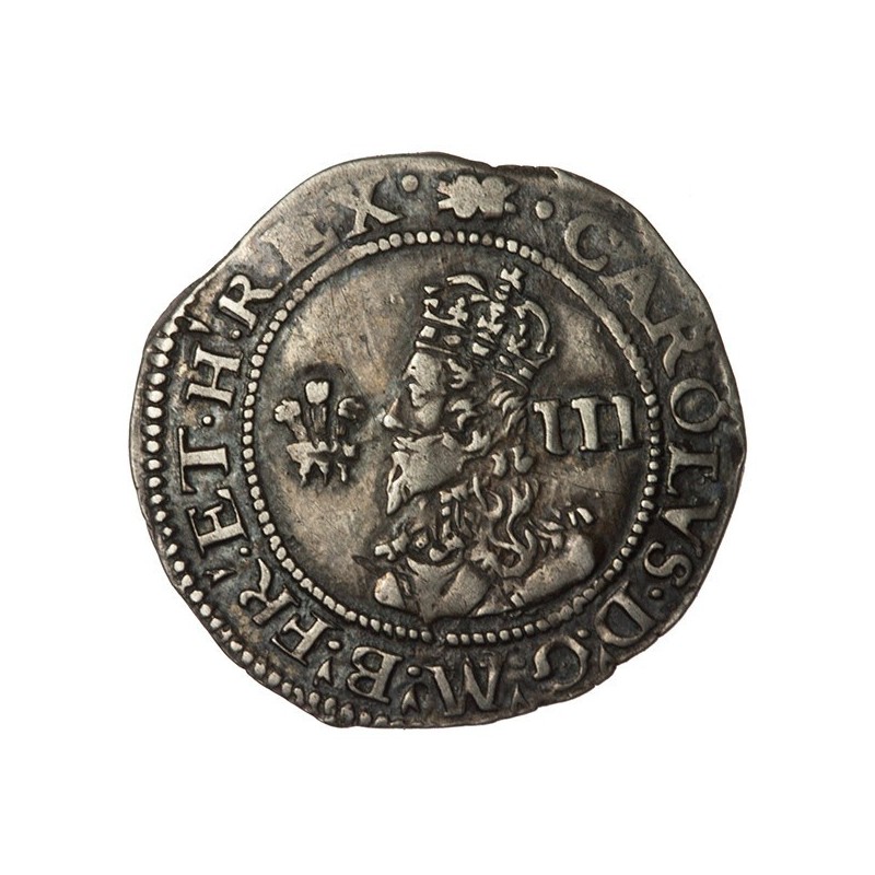 Charles I Silver Aberystwyth Threepence