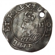 Charles I Silver Worcester/SA Threepence