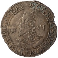 Charles I Silver Sixpence...