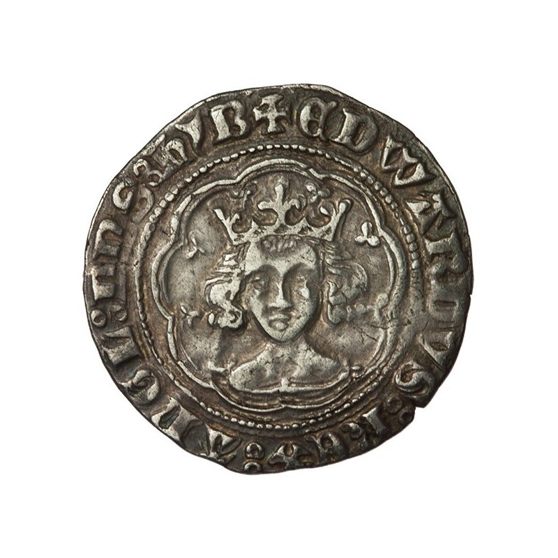 Edward III Silver Halfgroat﻿