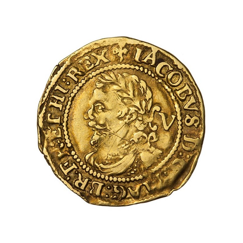 James I Gold Quarter Laurel