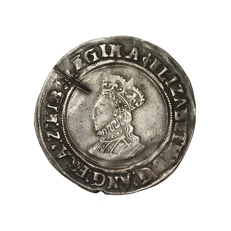 Elizabeth I Silver Shilling First Issue