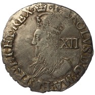 Charles I Silver Shilling -...