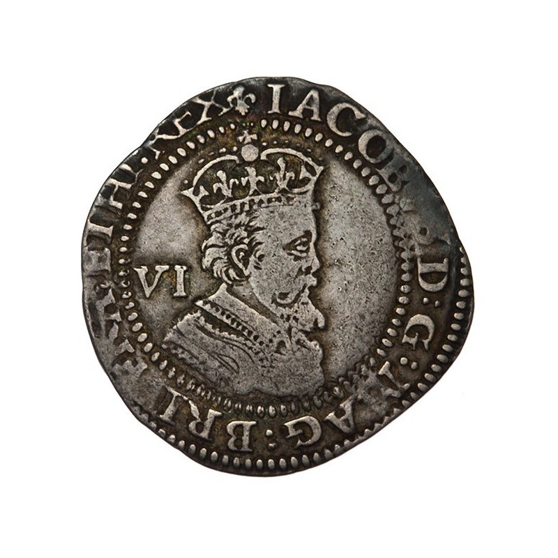 James I Silver Sixpence