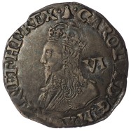 Charles I Silver Sixpence