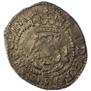 James I Silver Halfgroat -...