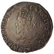 Charles I Silver Shilling -...