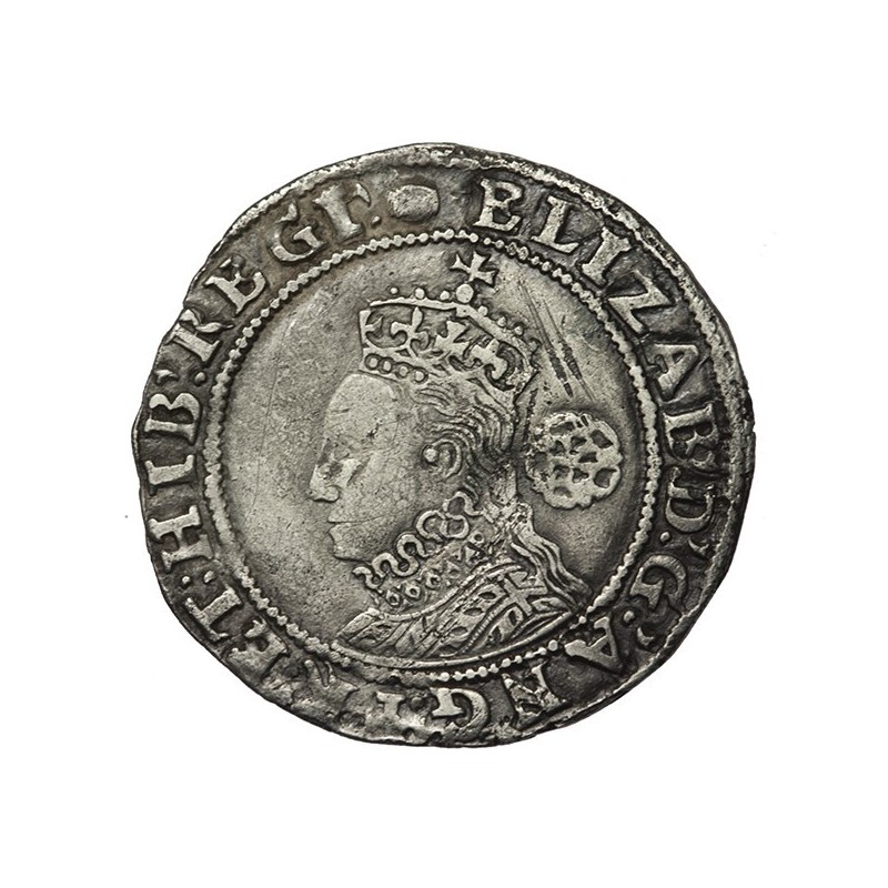 Elizabeth I Silver Sixpence 1593