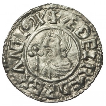 Aethelred II 'CRUX' Silver Penny