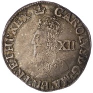 Charles I Silver Shilling -...