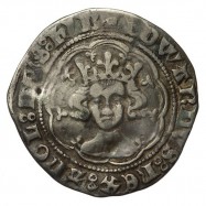 Edward III Silver Halfgroat﻿