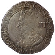 Charles I Silver Shilling -...