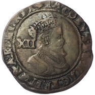 James I Silver Shilling -...