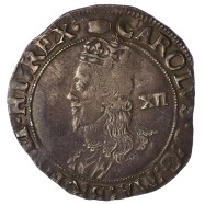 Charles I Silver Shilling -...
