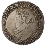 Charles I Silver Shilling -...