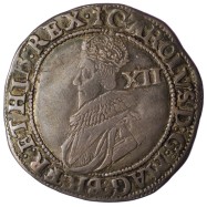 Charles I Silver Shilling -...
