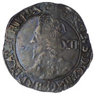 Charles I Silver Shilling -...