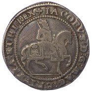 James I Silver Halfcrown -...