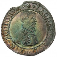 James VI Silver Five Shillings - Scottish 