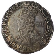 Charles I Silver Shilling -...