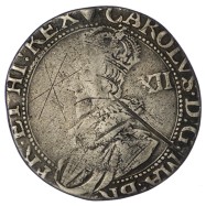 Charles I Silver Shilling -...